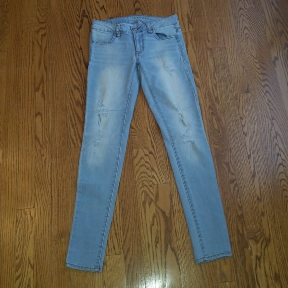 American Eagle Outfitters Denim - American Eagle distressed super stretch jeggings 2